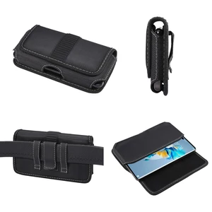 Men Universal Mobile Phone Belt Clip, Túi thắt lưng cho iPhone 15, 14, 13, 12 Pro Max, Samsung, Huawei, Xiaomi, Nylon, Call Case 8 Bán hàng chính Coldre Universal Velado - №4