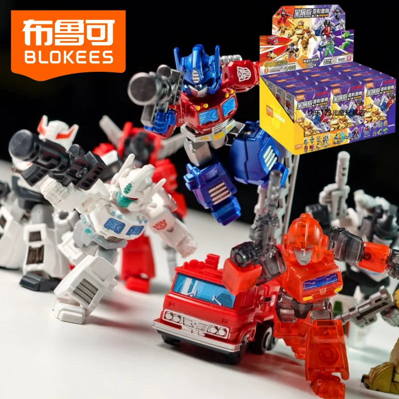 

Blokees Transformers Starry Edition Series V2 Optimus Prime Megatron Starscream Bumblebee Assembly Blocks Toy Kid Birthday Gift