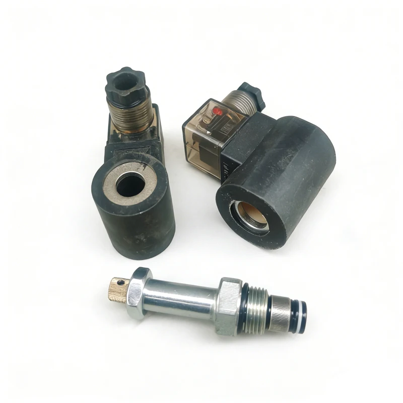 

Hydraulic Threaded Cartridge Solenoid Valve 2 Position 2 Way Normally Closed DHF08-220H LSV08-2NCP-M DC12V/DC24V/AC220V 250bar