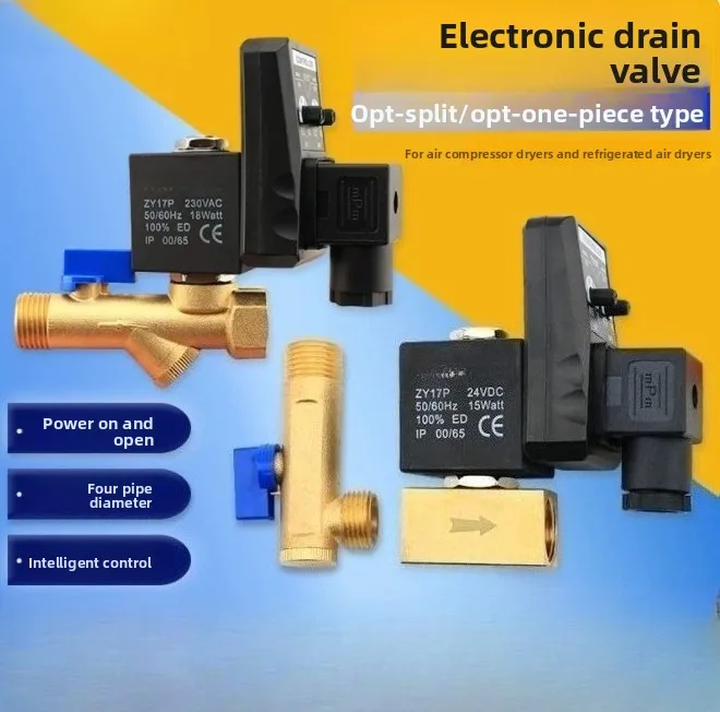 Electronic Timer Auto Drain Valve 1/2