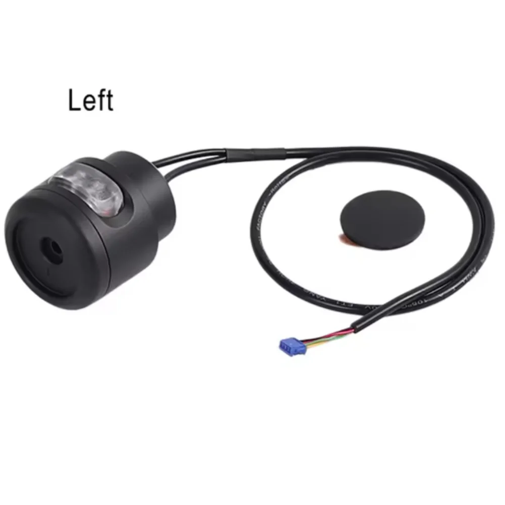 

Светодиодный передний фонарь для ночной езды на скутере, черный, с поворотниками, высокой яркостью, водонепроницаемый, простая установка