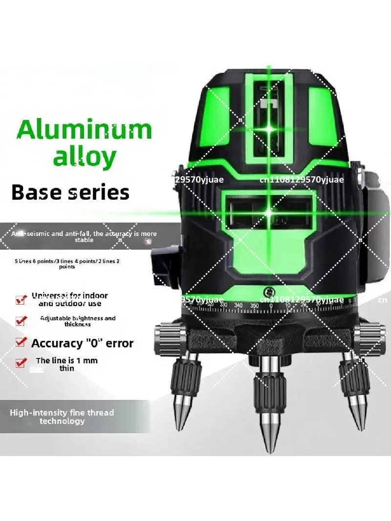 Laser Level Tool, High Precision Green Blue Beam 2 Line 5 Line Auto Leveling for Construction