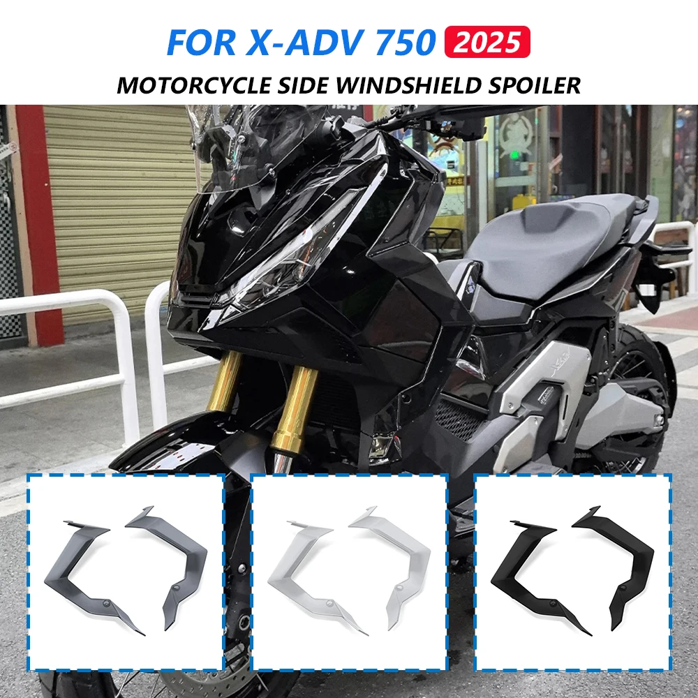 

For Honda X-ADV 750 xadv750 XADV 750 2025 Flank Breeze Motorcycle Side Windshield Air Deflectors Leg Fairing Wind Deflector Kit
