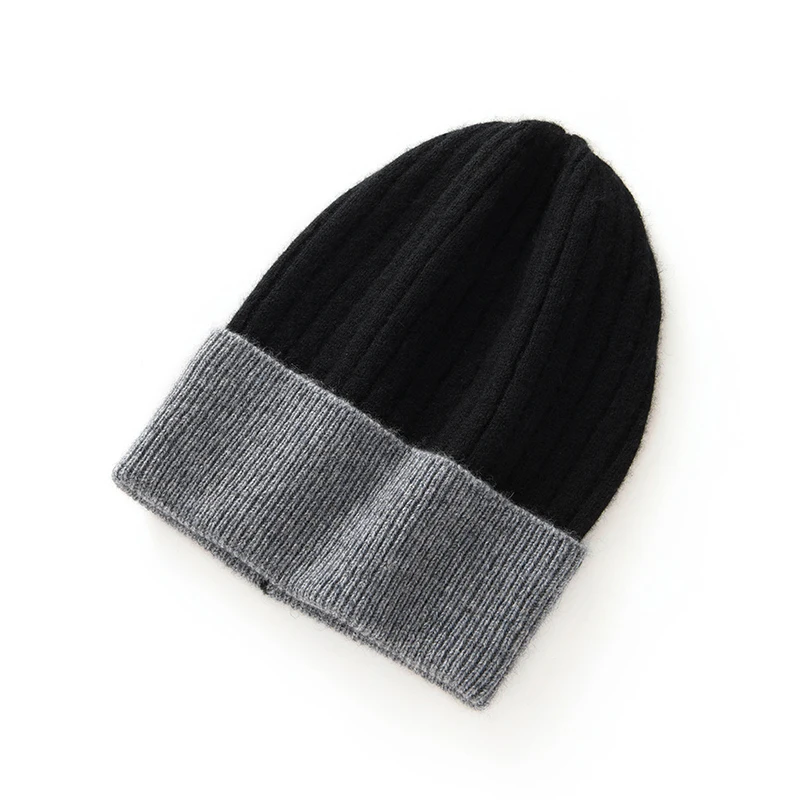 Top Quality Winter Cashmere Hats Women Casual Outdoor Ladies Keep Warm Headgears Soft Cashmere Knitted Hat Girl Cap