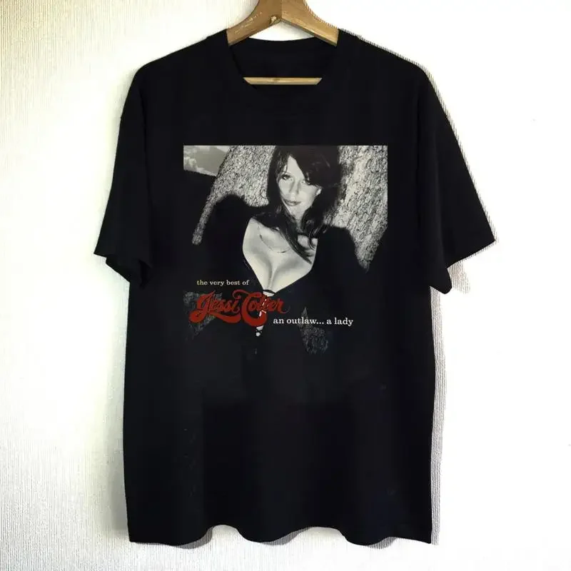 Jessi Colter An Outlaw A Lady The Very Best Of 100 Camiseta de algodón Mc600