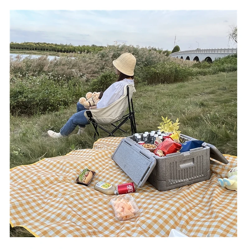 Kundenspezifische tragbare 40-Liter-Thermokühlerbox mit Kompressor, moderner Stil, PP- und EPP-Schaum, für Eis, Camping, Outdoor