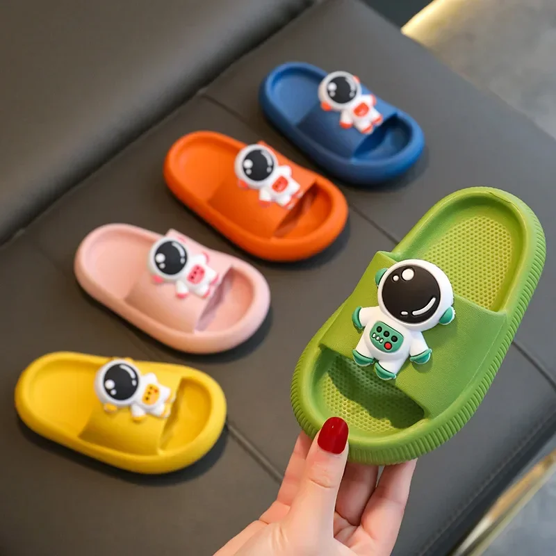 

Baby Slippers for Home Summer Girls Boys Children Sandals Cute Cartoon Non-Slip Thick Sole Baby Kids Shoes Slippers