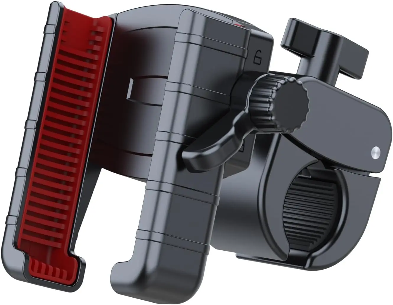 Motorcycle Phone Mount, Bike Phone Holder - Ultra-Stable Double Locking Design, Compatible with 4.7-7