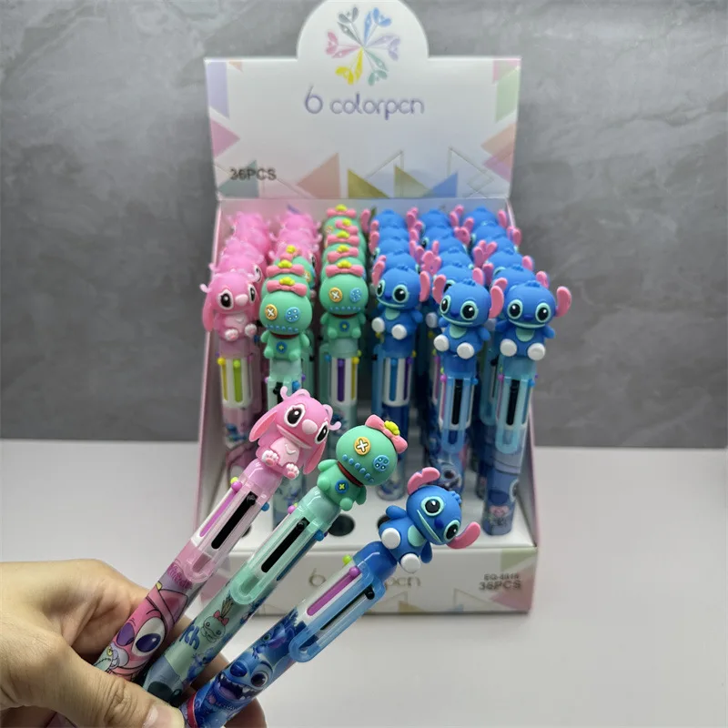 Kawaii Stitch Ballpoint Pen School Student Pens Press School Acsesories School Supplies Stationery Stitch Gel Pen Ball Point Pen