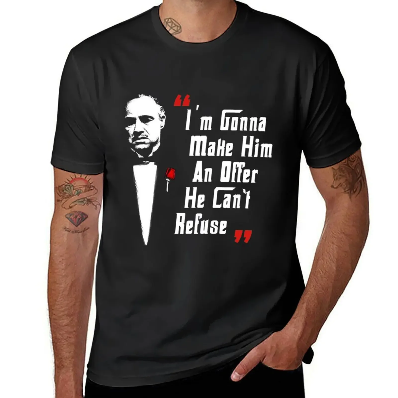 I'm going to make him an offer he can't refuse T-Shirt aesthetic clothes custom t shirt mens shirts graphic tee