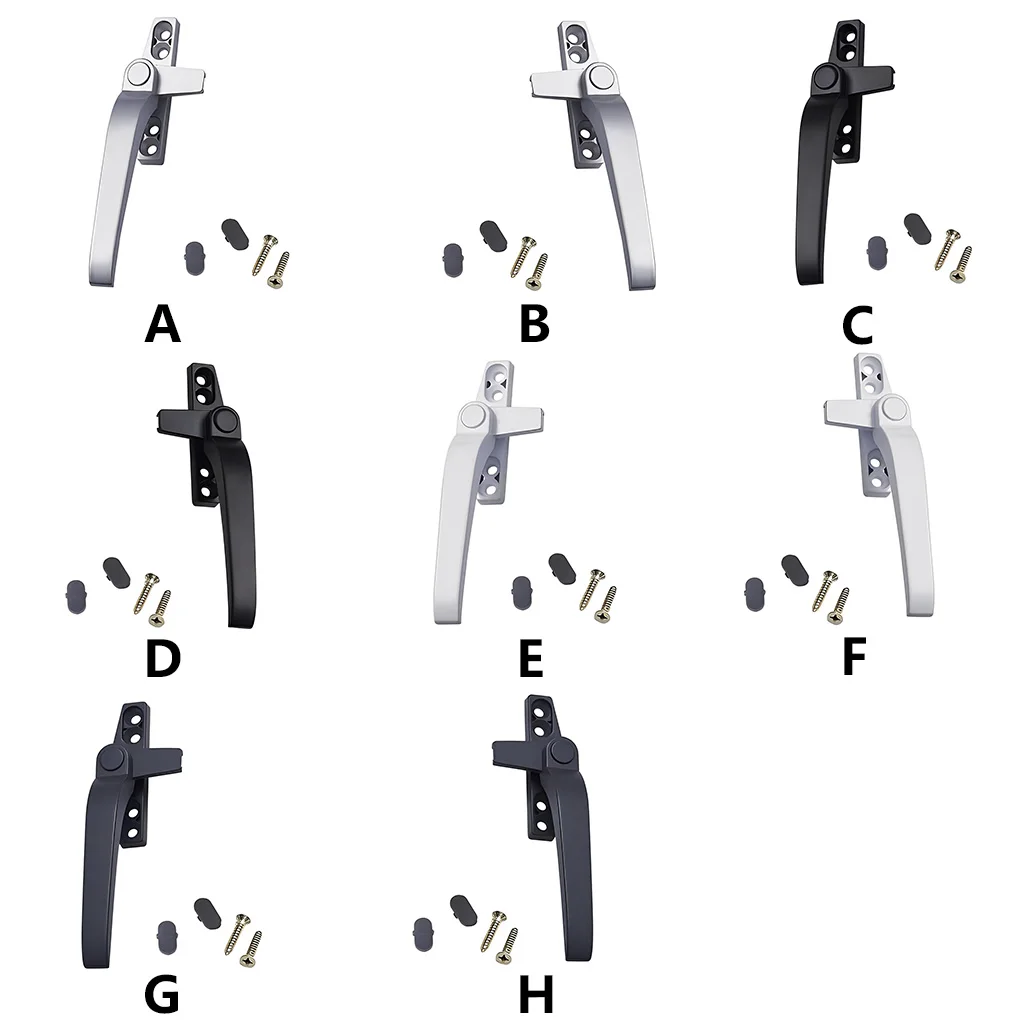 Window Handle Home Hardware Lever Casement Locking Handles Convenience White