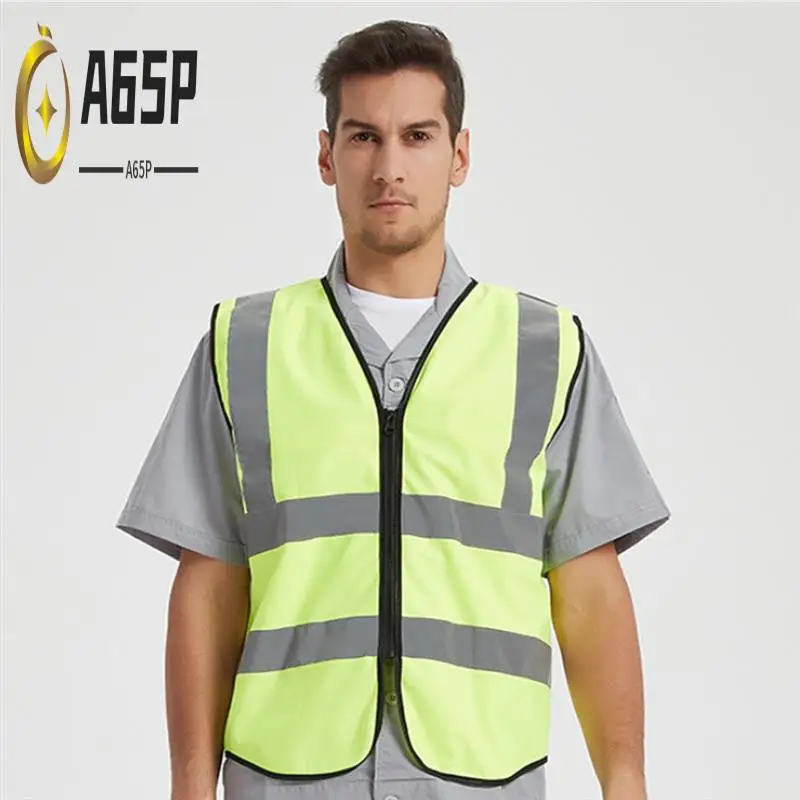 

A65P-Safety Vest, Bright Neon Building Protective Film, Reflective Vest, Protective Warning Clothing Intersection Guard