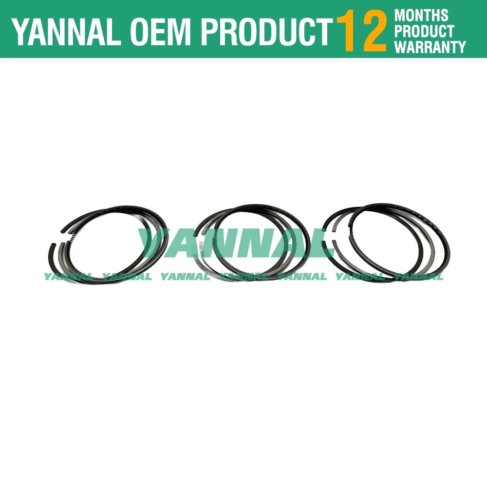 Kit de revisión de motor 3TNV84 para pieza de Tractor Yanmar US361CAB T2 T3 EF312T EF228