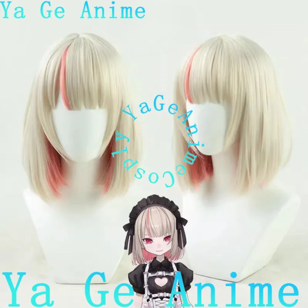 Ya Ge Anime Store Hololive Lilith Cosplay Pruik Anime Reality Show Game Rollenspel Pruik Gebruikt voor Anime Dance Partys