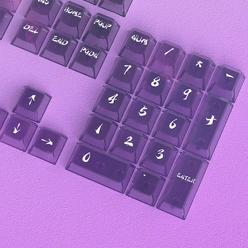 Keycap spot Symphony Mist Xingsui keycap PC transparent 119 key small full set of original mechanical keyboard 7 colors