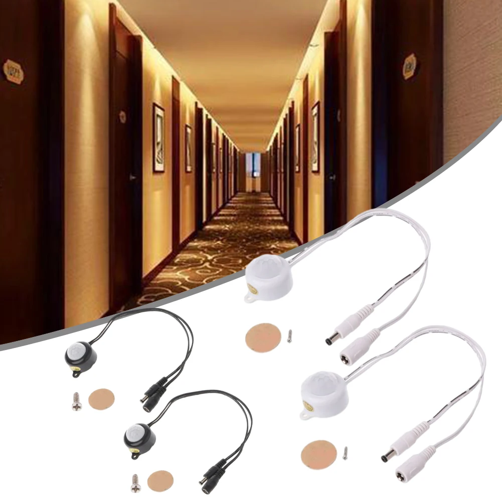 

Infrared Human Body Sensing Time Adjustable Wardrobe LED Light Strip DC 5V~24V 5A 120° Cone Angle