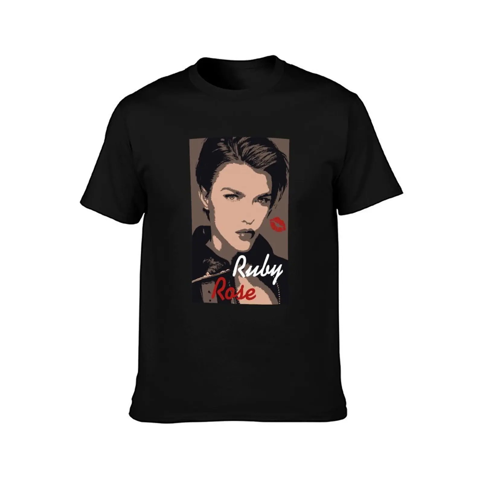 Ruby Rose KISS T-Shirt Comfort Stretch Tee Shirt T-Shirt