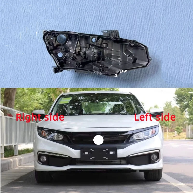 

Основание фары для Honda Civic 2016 2017 2018 2019 2020 2021, дом фар автомобиля, задняя база, передняя авто фара, задний дом