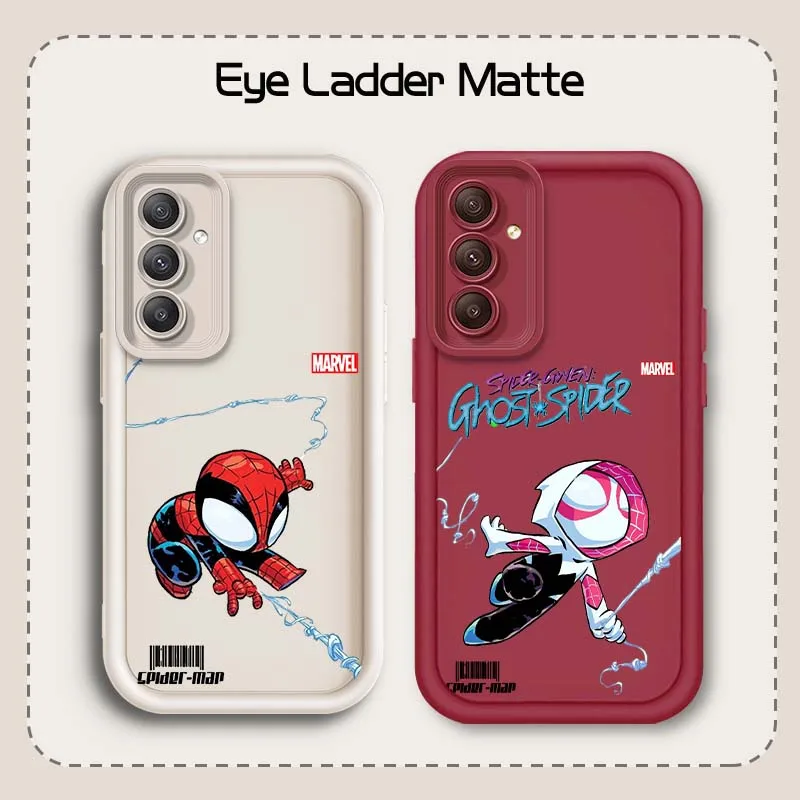 

Spider-Man Gwen Deadpool Art Phone Case For Samsung A73 A72 A56 A55 A54 A53 A35 A32 A25 A24 A23 A21s A14 A05 5G Eye Ladder