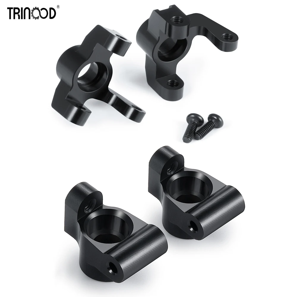 TRINOOD 2 Pcs Aluminum Alloy Steering Cup Mount Base C Seat For 1/16 Rc Car MINI-B Upgrade  Accessories  Spare Parts