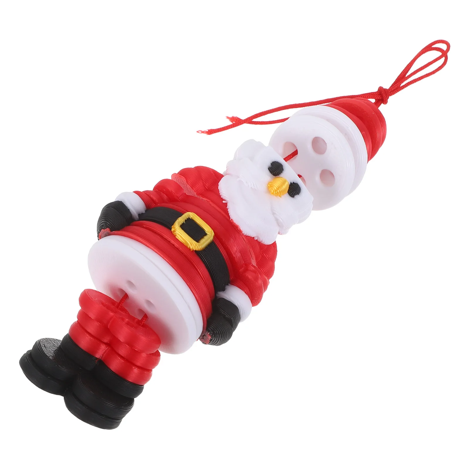 

1Set Christmas DIY Ornament Project Button Santa Craft Kit Handmade Holiday Decoration for Tree Party Home Festive Decor