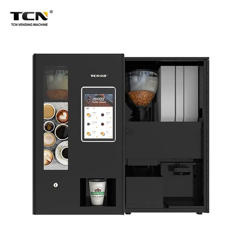 TCN venda quente pequena máquina de venda automática de café de mesa fornecedor de café para escritório