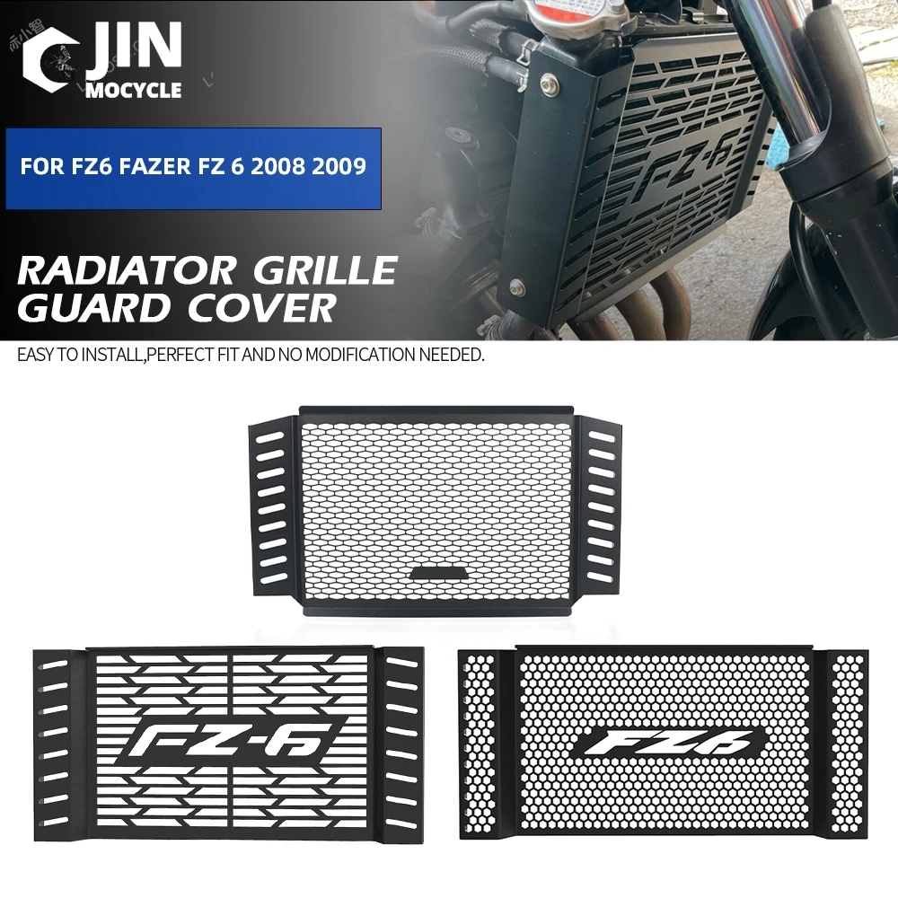 

2007-2010 FOR YAMAHA FZ6 FAZER FZ 6 Fazer 2009 Motorcycle Accessories Radiator Grille Guard Protector Grill Protection Cover