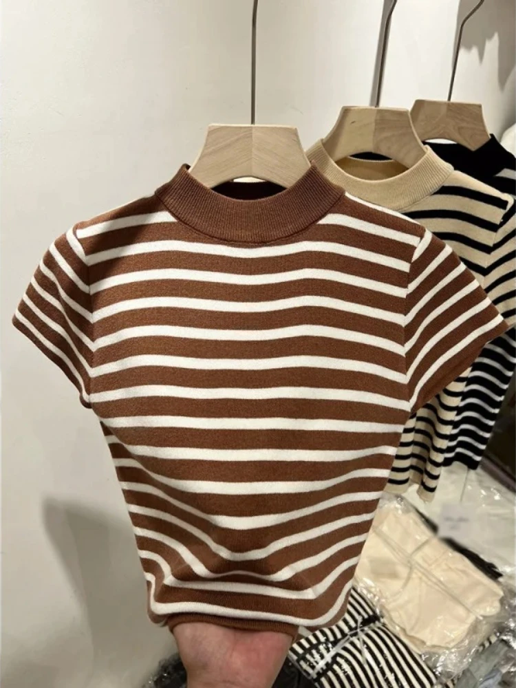 Thumbnail 4 - #34 Latest Striped Knit Sweaters Offers
