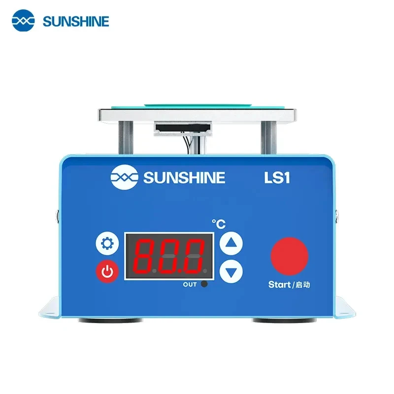 SUNSHINE LS1 LCD Screen Glass Separator Machine For Phone Flat Curved Touch Screen Separation Quick Heating Removal Hand Tool