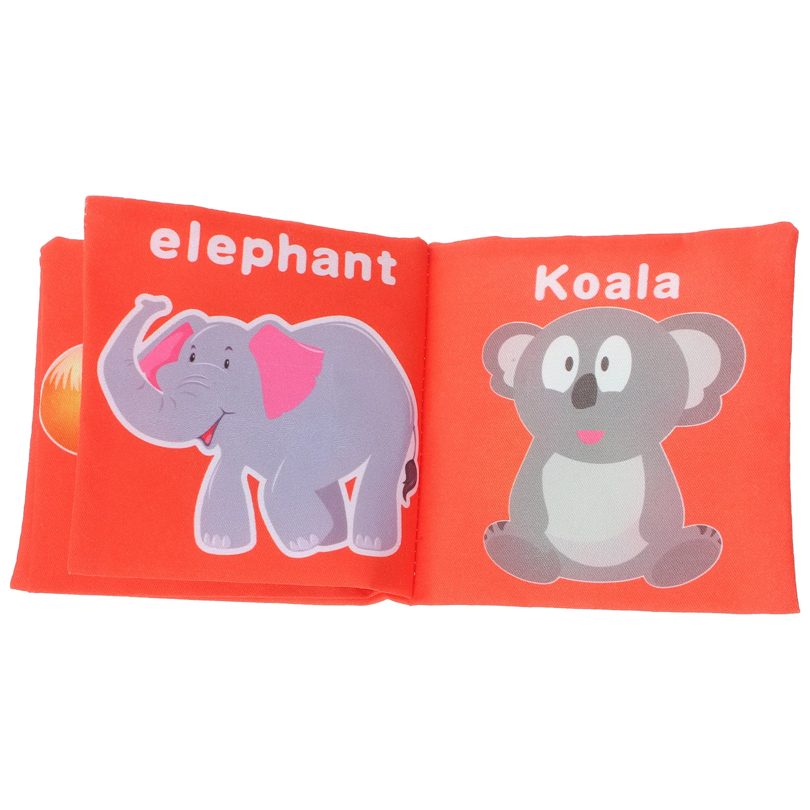 Ręczna książeczka 3D z materiału dla noworodków, miękka książeczka z tkaniny do nauki rozpoznawania zwierząt, wczesna edukacja, książeczka z grzechotkami, książeczka podróżna dla niemowląt.