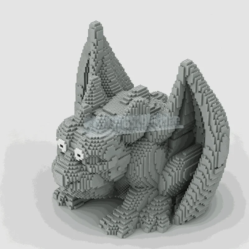 11553PCS MOC Gothic Gargoyle Stone Creature Sculpture Model Custom Puzzle DIY Creative Building Bricks Assembly Halloween Gift