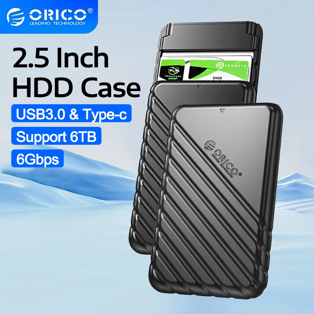 

ORICO 2.5 inch USB C Hard Drive Enclosure USB 3.1 Gen 1 to SATA III External Hard Drive Case