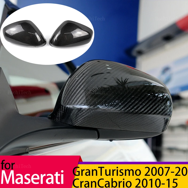 

Real Carbon Fiber Rearview Mirror Cap Wing Side Mirror Cover For Maserati GT Gran Turismo GranTurismo 07-20 Gran Cabrio 10-15