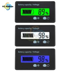 Hot New 8-120V LCD Acid Lead Lithium Battery Capacity Indicator Voltmeter Voltage Tester GY-6S