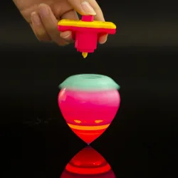 5/10 Pcs Fun Glowing Strawberry Dreidel Toys Great for Birthday Parties Carnival Gift Supplies Pinata Stuffers Classroom Prizes