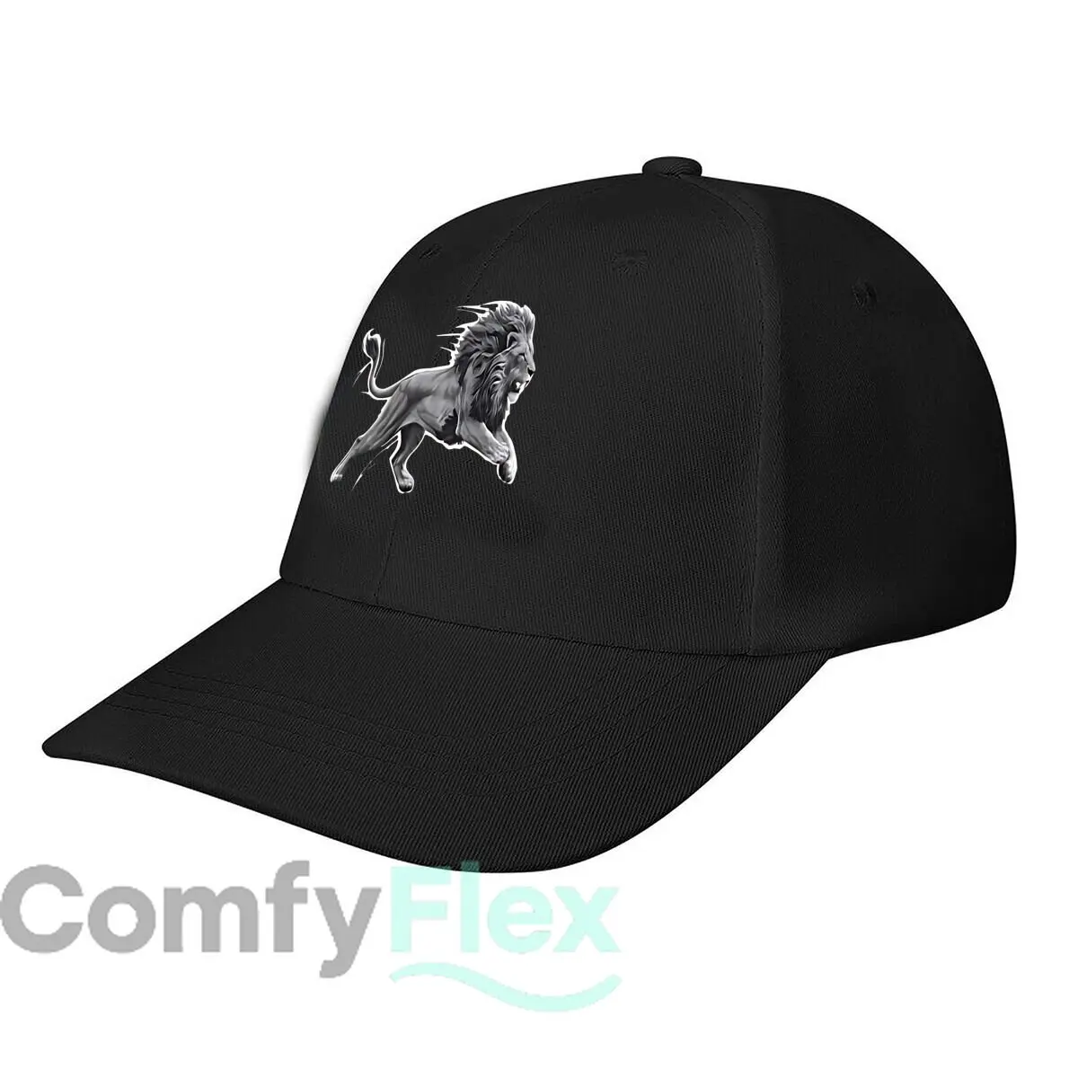 Dynamic Lion Vinyl Decal Home Car Decor Baseball Cap Fashion Men Sunhat Women's Outdoor Sports Snapback Cap