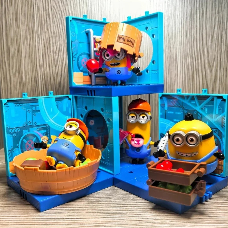 

Hot Blokees Little Yellow Man Partner Magical Edition Jam Factory Series Blind Box Desktop Decorations Toy Trendy Festival Gifts