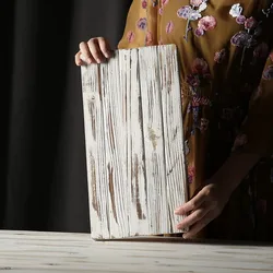 Hand-carved Retro Wooden Pallets, Gourmet Chopping Board, Food Cake, Dessert Chassis, Photography Props, Home Decoration,