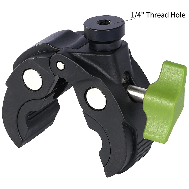 رأس كرة مزدوج مشترك مزدوج السلطعوم مخلب المشبك الذراع ، دراجة نارية جبل أداة لقط ، جودة عالية