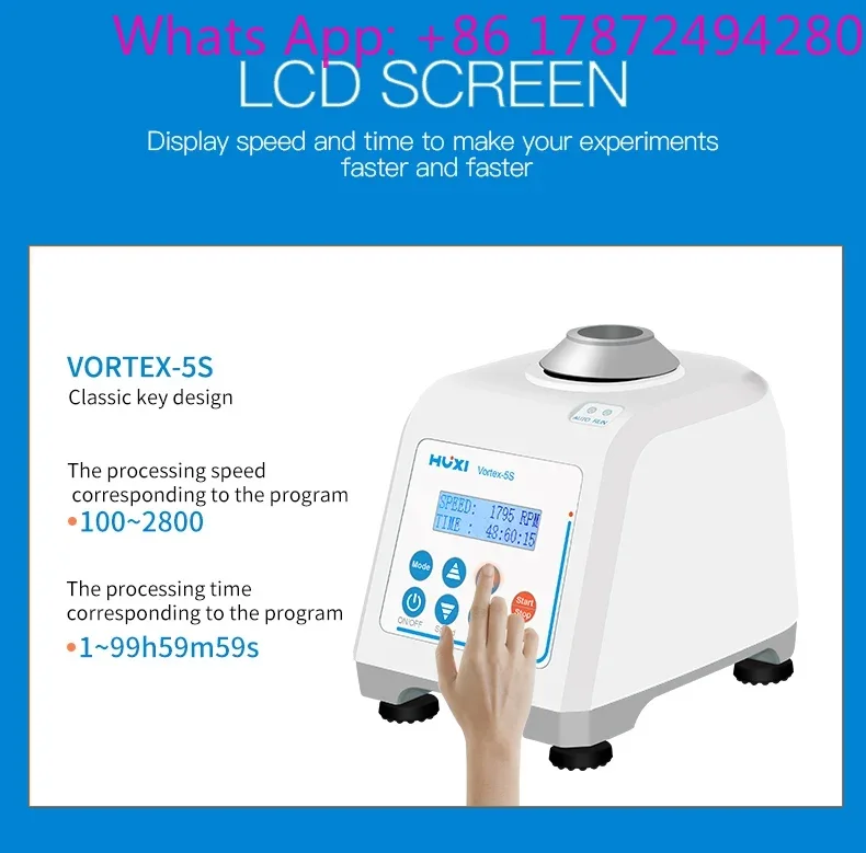 Digital Laboratory Mixer High Quality 100-2800rpm with Timer Setting Reliable Scientific Research Manufacturer in China