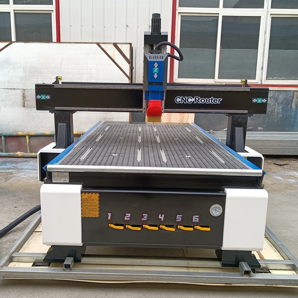 Mach3 Control Artcam Type3 Software G Code آلة قطع الخشب 1325 4 * 8Ft CNC Router لألومنيوم الرخام