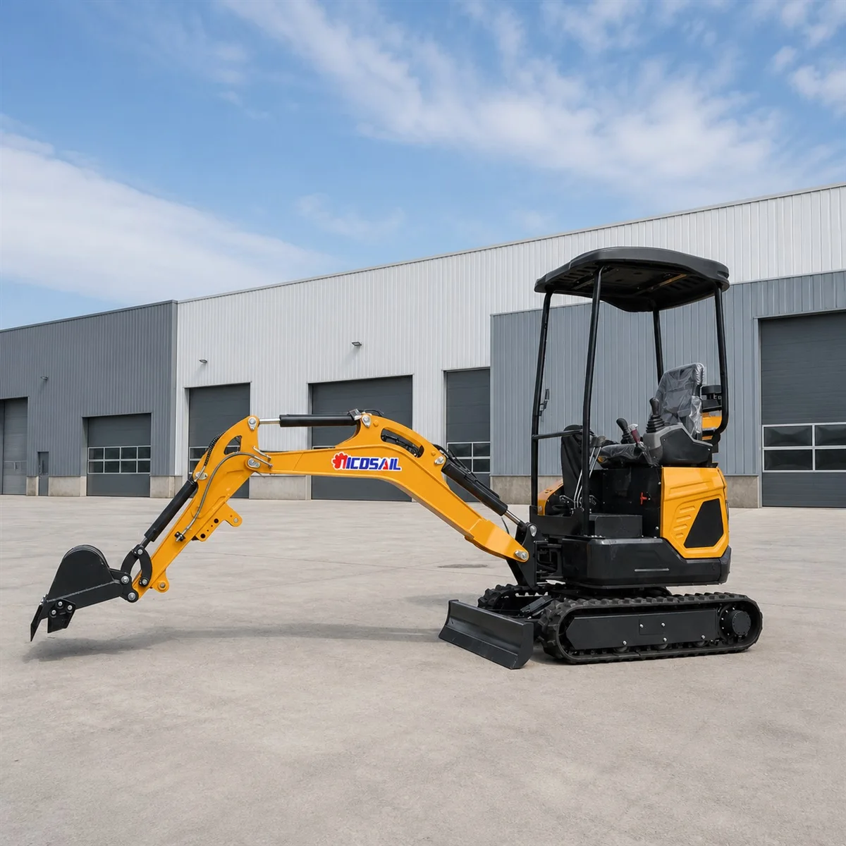Ready to Ship 1.8T Compact Excavator from Poland EU Warehouse Mini Digger for Garden Projects Trenching Utility and Earthwork view 2