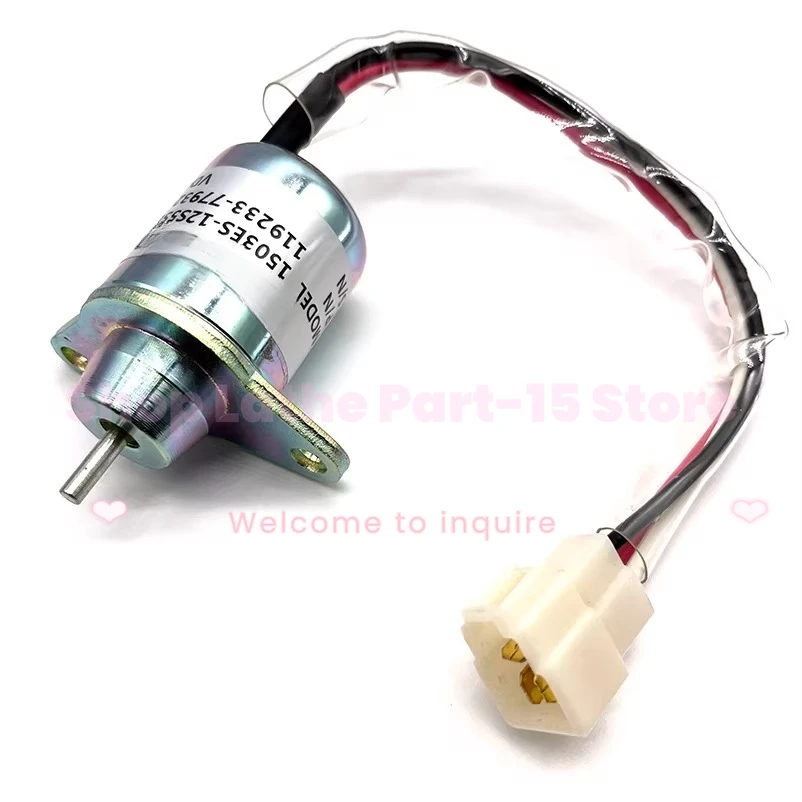 

Flameout Solenoid Valve for Yanmar 4TNV88 94 98/Doosan 60/Hyundai 55 60 PC 40 50 Engine Switch