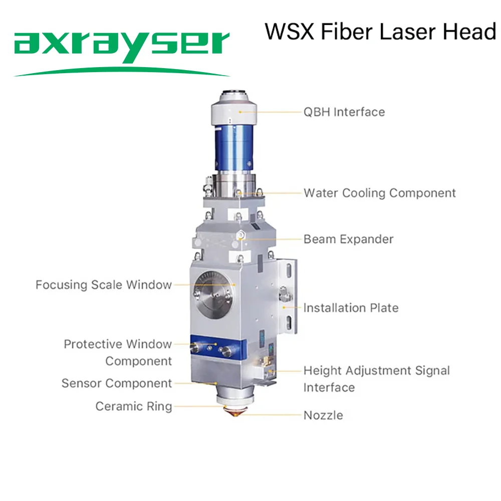 WSX лазерная головка KC15A FL150 CL100 2 кВт мощная волоконно-режущая машина CNC запчасти