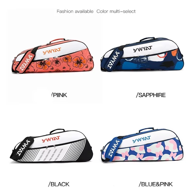 2026 Stylish Fashionable Badminton Single Shoulder Backpack 3R Badminton Racquet Bag Large Capacity Unisex Tennis Pickleball Bag