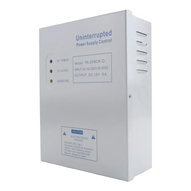 B48A 208CK-D AC 110-240V DC 12V/5A Door Access Control System Switching Supply Power UPS Power Supply