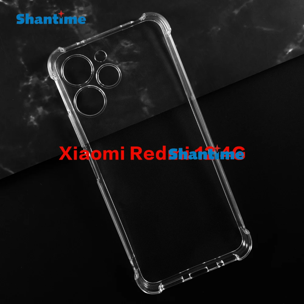 Designed for Xiaomi Redmi 12 4G Case Crystal Clear Non-Yellowing Military-Grade Drop Protection Slim Shockproof Cover