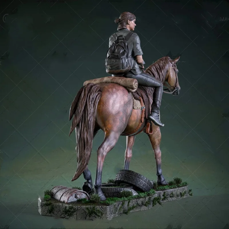 LindenKing 1/8th 1/6 3D A354 Resin Garage Kits The Last Of Us Ellie Figure Unpainted Unassembled Gift For Modelers And Painters