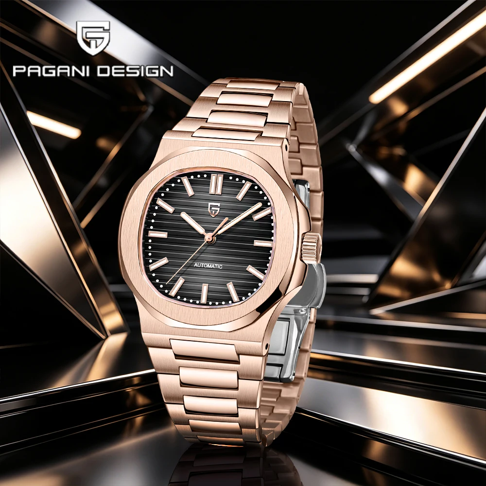 Pagani design ST6 automatic men's watch luxury mechanical watch fashion sapphire stainless steel waterproof watches for men 2026