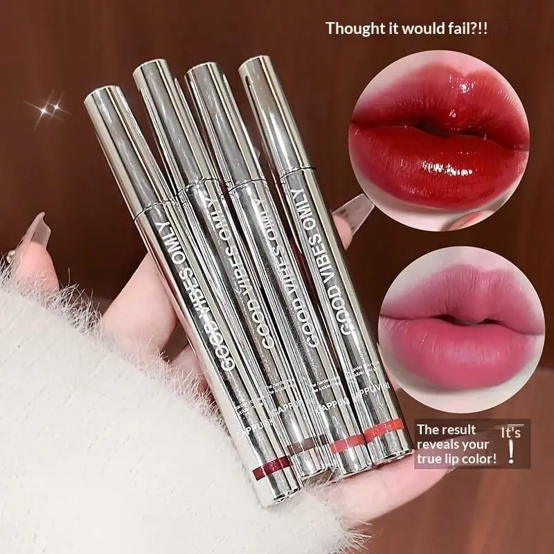 Cappuvini Mocha Brown Lip Stain Tint Waterproof Matte Long Lasting Tear-off Lipstick Rose Color Cosmetic Lip Gloss
